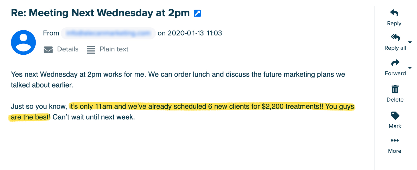 Medical Spa Lead Feedback